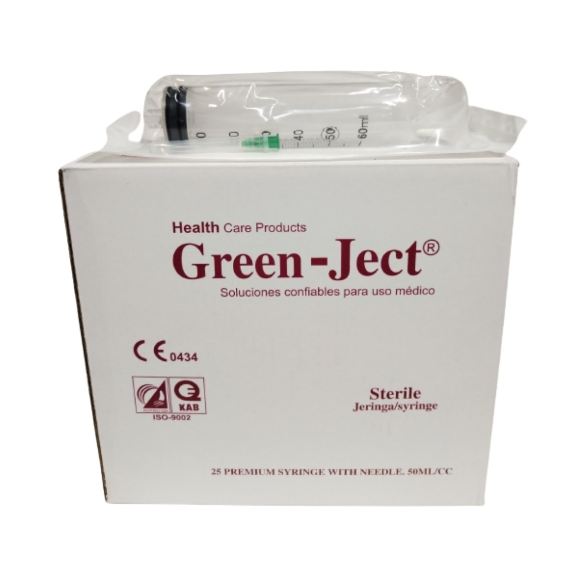 Jeringas Green Ject de 10 ml, 20 ml y 50 ml